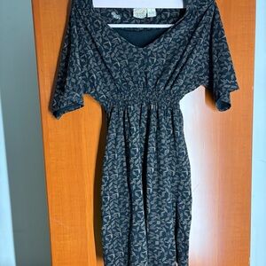 O'Neill 3/4 sleeve midi dress women’s size small